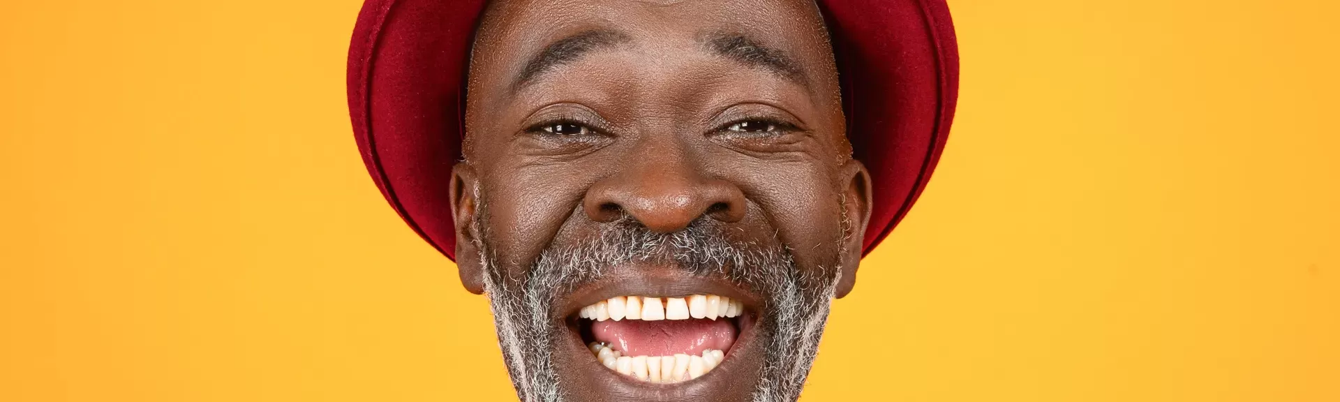 happy elderly man image